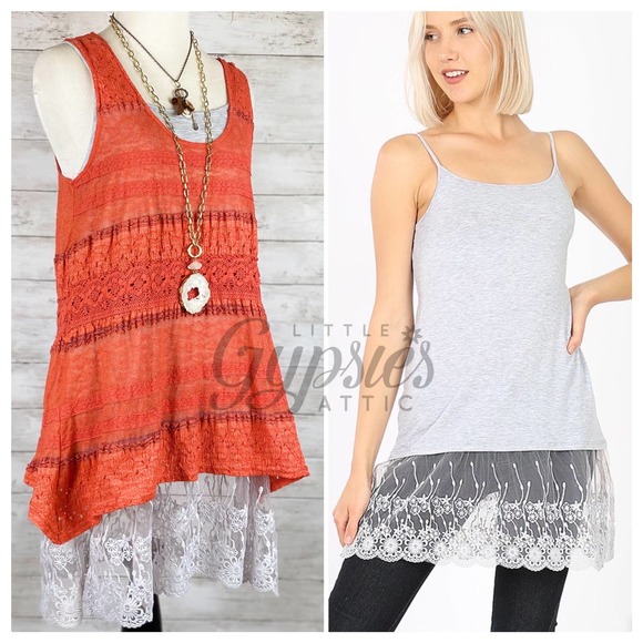 Zenana Outfitters Tops - Zenana Layering Cami Tunic Top